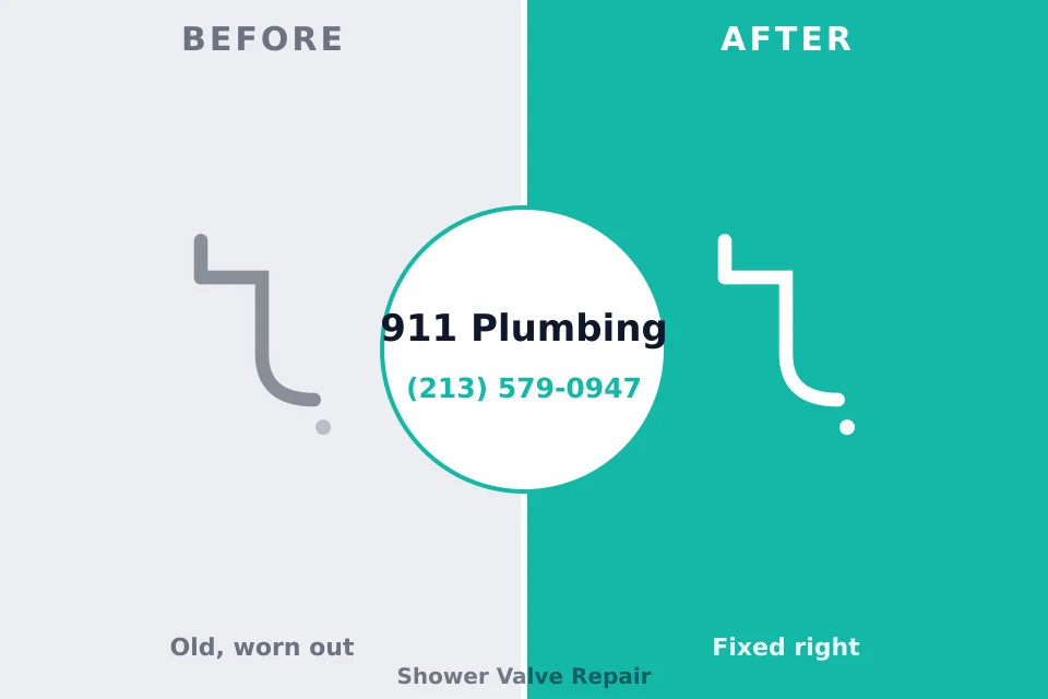 Before and after: plumbing repair Homer Glen, IL